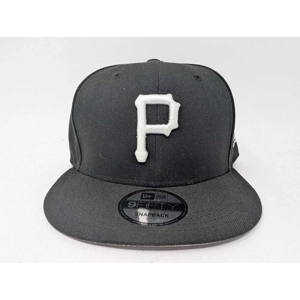 Pittsburgh Pirates Hat Cap Snap Back One Size Black MLB Baseball 9FIFTY New Era